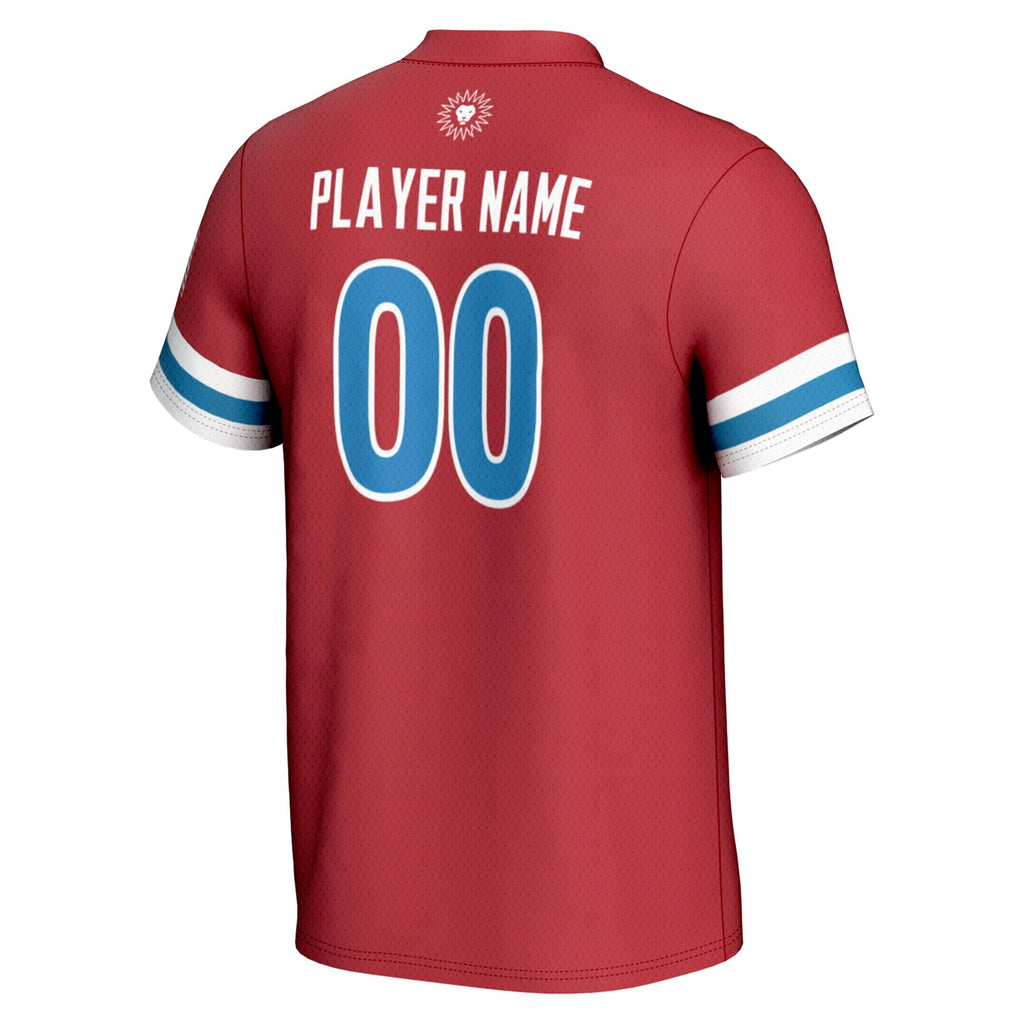 Loyola Marymount Lions NIL Pick-A-Player Softball Lightweight Jersey - Crimson product image 4, provided for visual