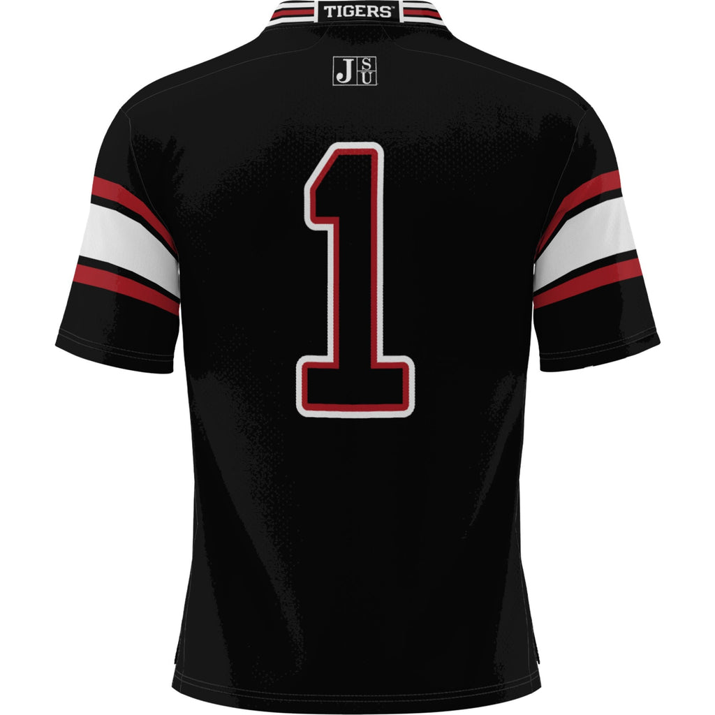 #1 Jackson State Tigers Football Jersey - Black product image 4, provided for visual reference and product detail review