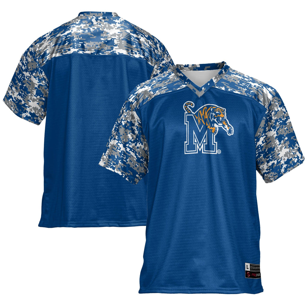 Memphis Tigers Football Jersey - Royal product image 2, provided for visual reference and product detail review