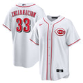 Cincinnati Reds Christian Encarnacion-Strand White Home Replica Jersey product image 1, provided for visual reference and