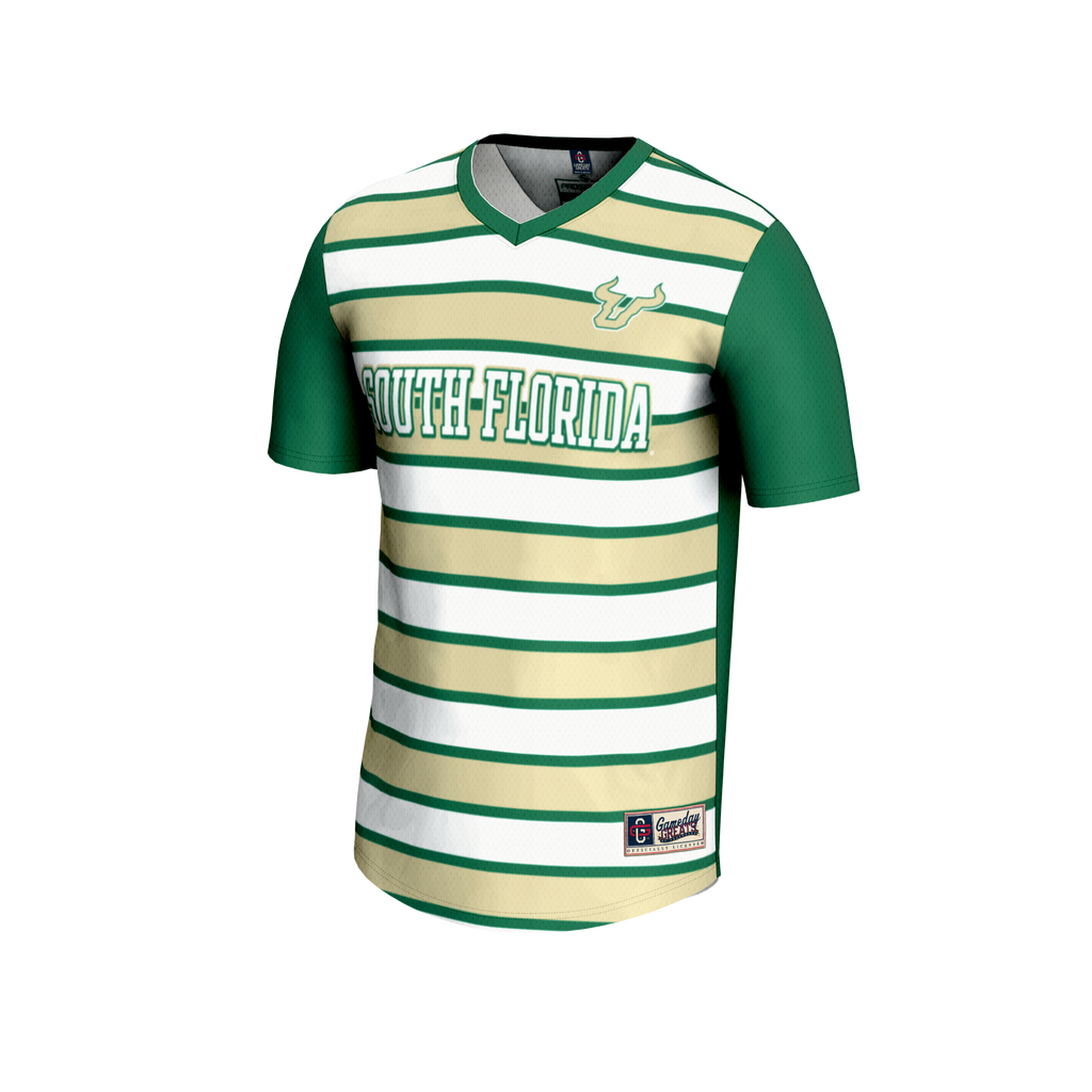 #1 South Florida Bulls Lightweight Soccer Fashion Jersey - Green product image 3, provided for visual reference and product