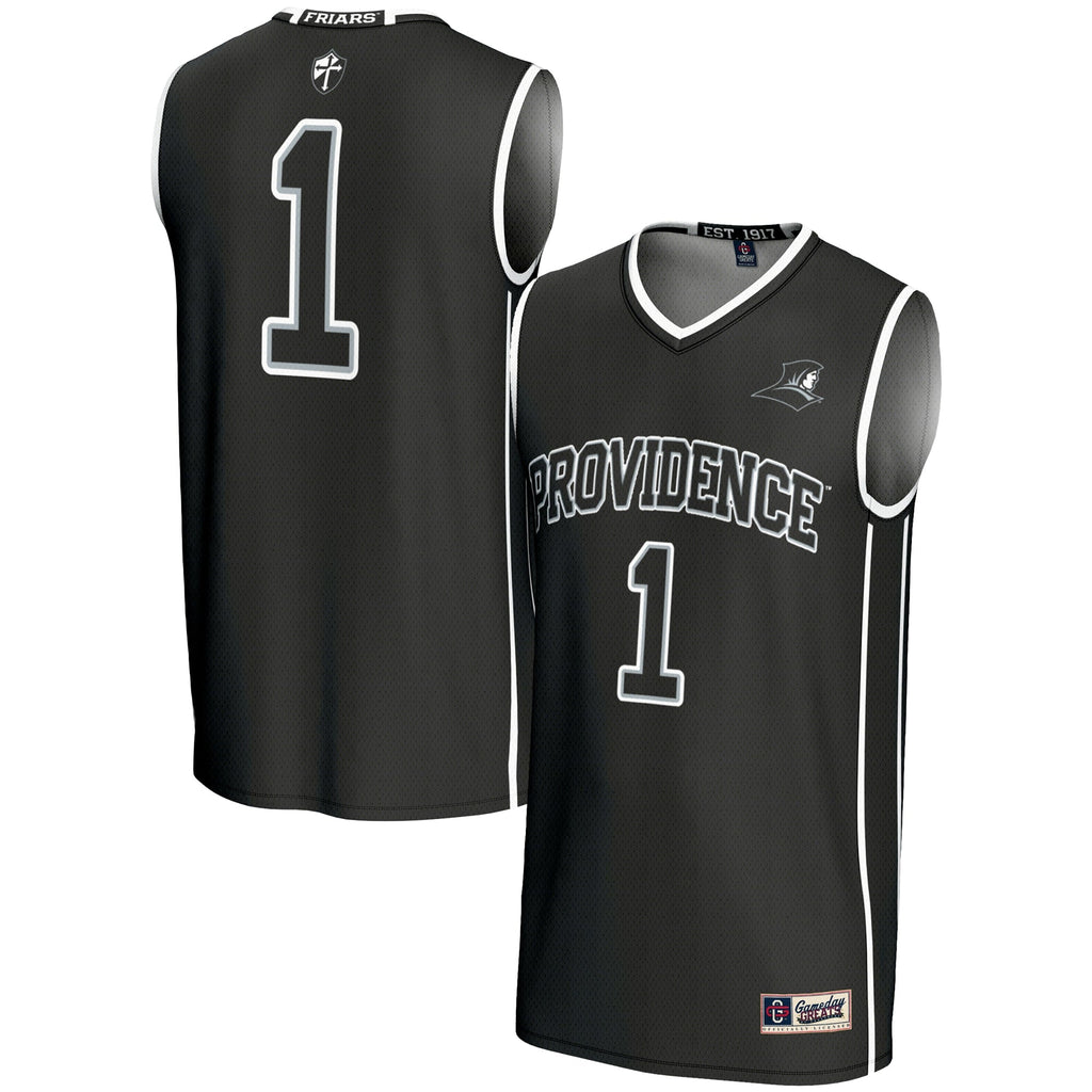 #1 Providence Friars Lightweight Basketball Jersey - Black product image 2, provided for visual reference and product detail