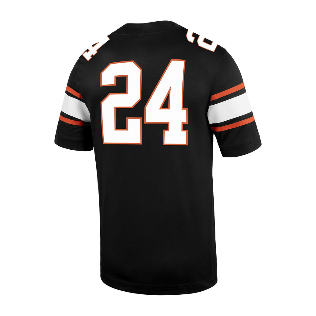#24 Oklahoma State Cowboys Untouchable Football Jersey – Black product image 4, provided for visual reference and product