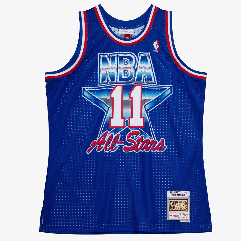 NBA All-Star West Swingman Jersey Karl Malone 1992 product image 1, provided for visual reference and product detail review