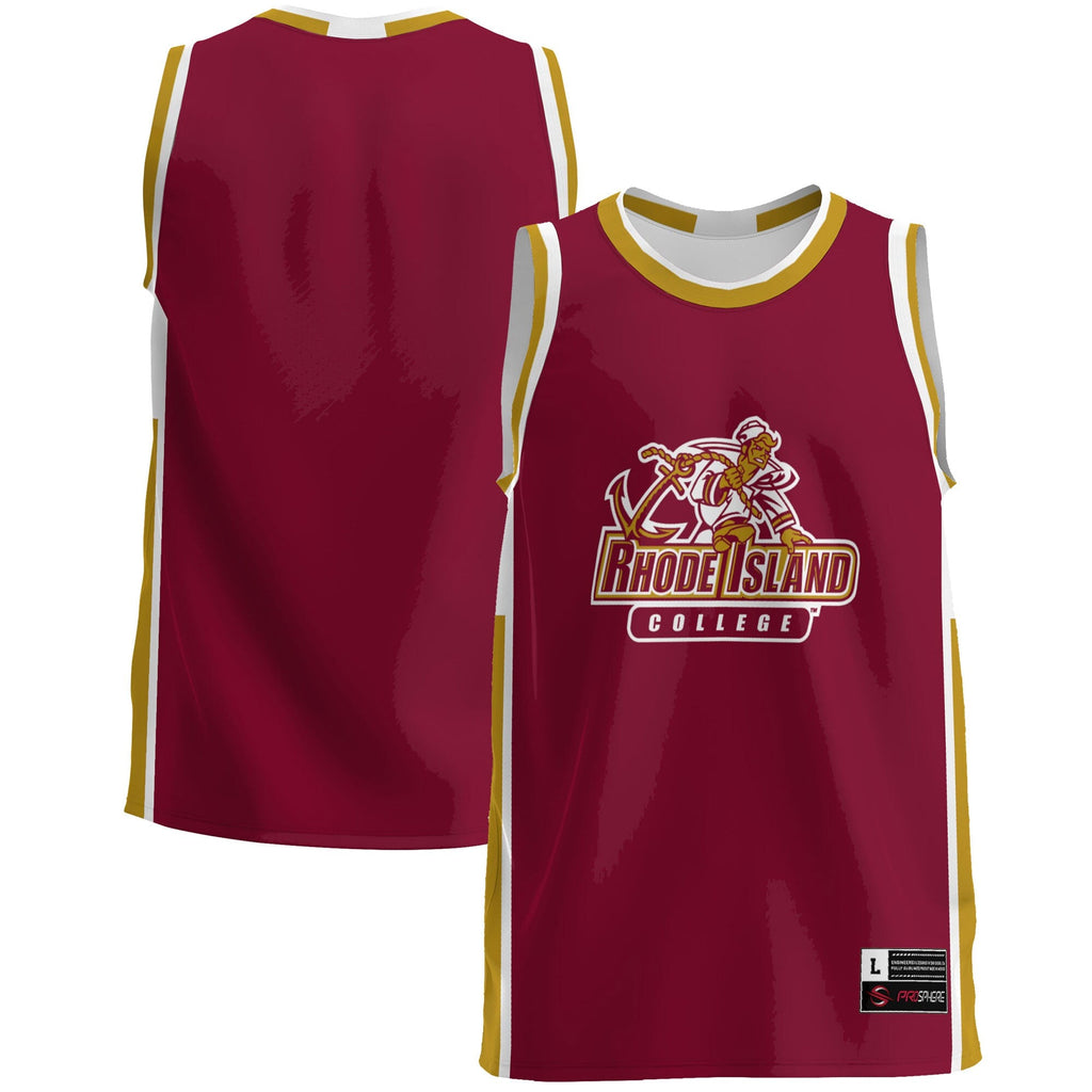Rhode Island Anchormen Lightweight Basketball Jersey - Burgundy product image 1, provided for visual reference and product