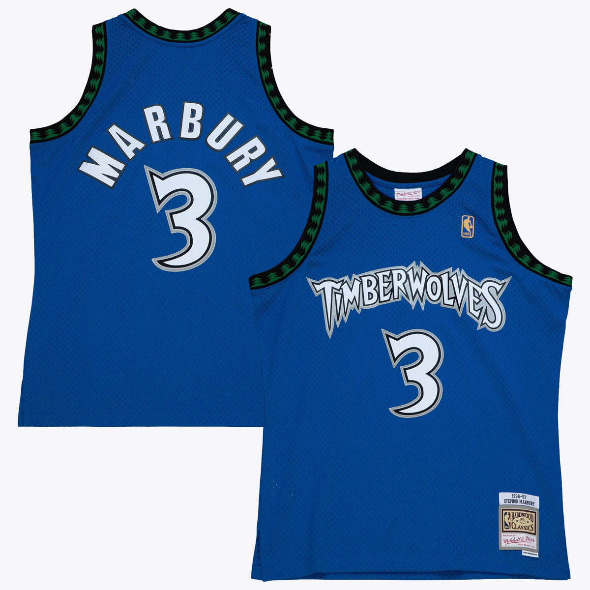 Minnesota Timberwolves Stephon Marbury Alternate Swingman Jersey product image 2, provided for visual reference and product