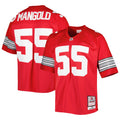 Nick Mangold Ohio State Buckeyes Authentic Jersey - Scarlet product image 1, provided for visual reference and product