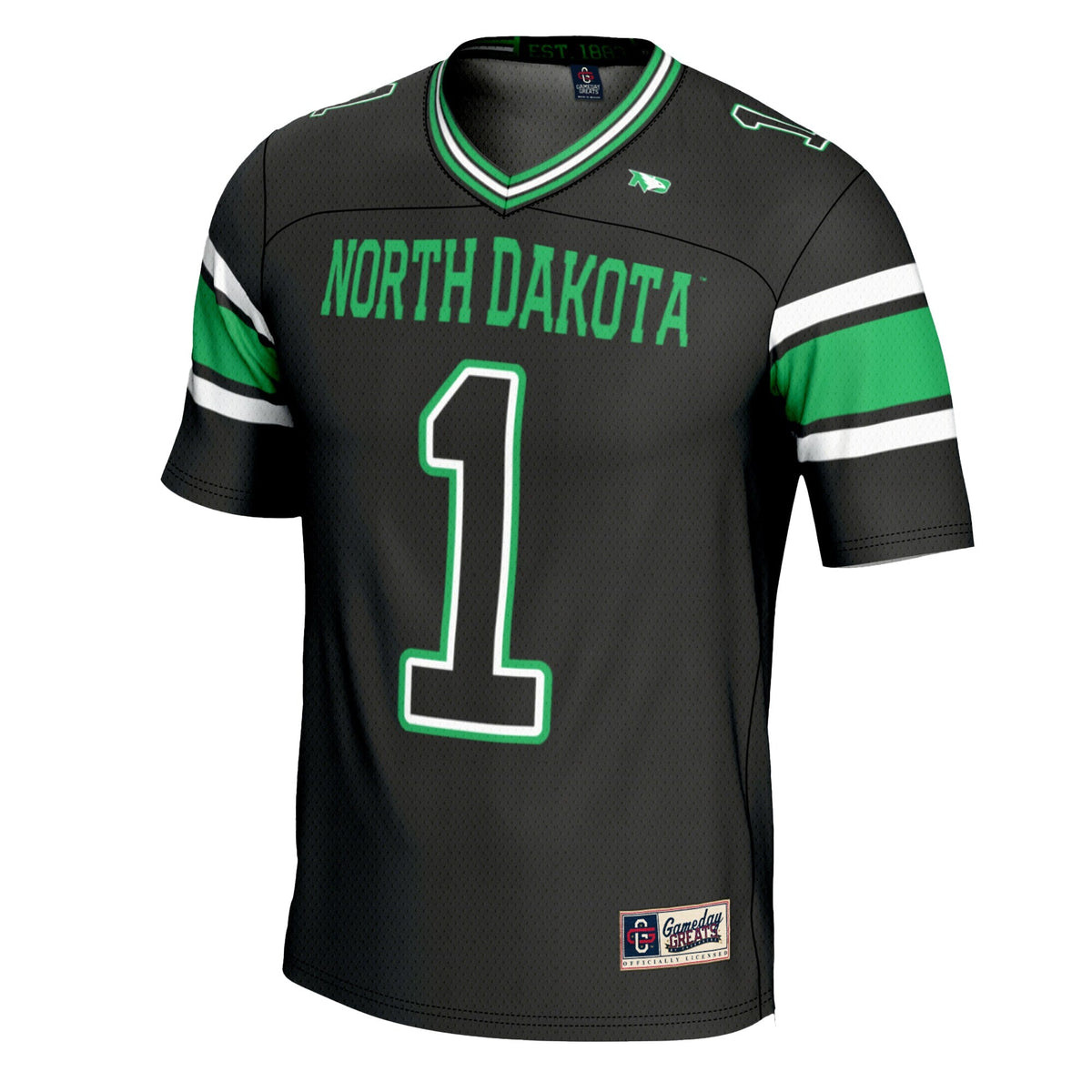 #1 North Dakota Football Jersey - Black product image 3, provided for visual reference and product detail review