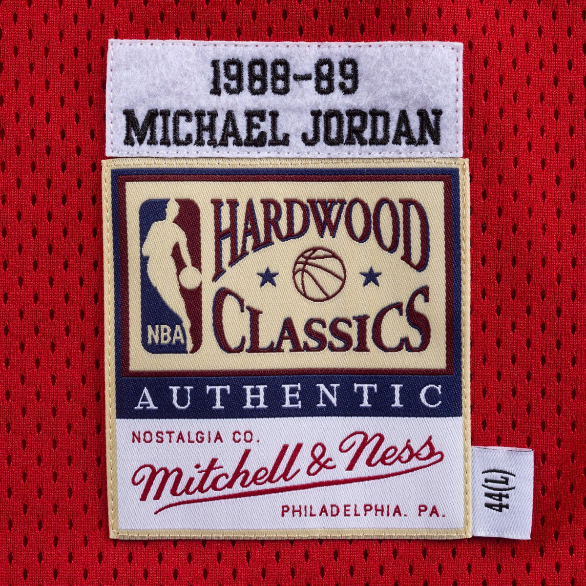 Chicago Bulls Authentic Jersey Michael Jordan 1988-89 product image 4, provided for visual reference and product detail