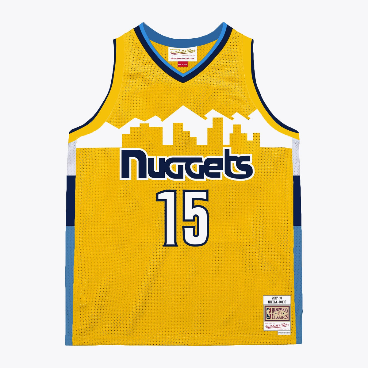 Denver Nuggets Swingman Jersey 2017 Nikola Jokic product image 1, provided for visual reference and product detail review