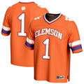 #1 Clemson Tigers Lightweight Collegiate Football Fashion Jersey - Orange product image 1, provided for visual reference and