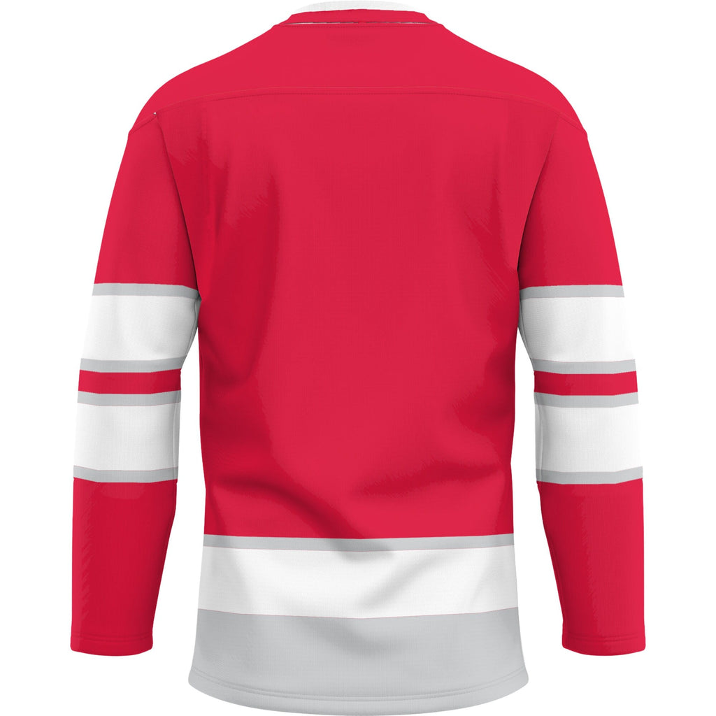 Radford Highlanders Hockey Jersey - Red product image 4, provided for visual reference and product detail review