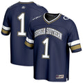 #1 Georgia Southern Eagles Lightweight Collegiate Football Fashion Jersey - Blue product image 1, provided for visual