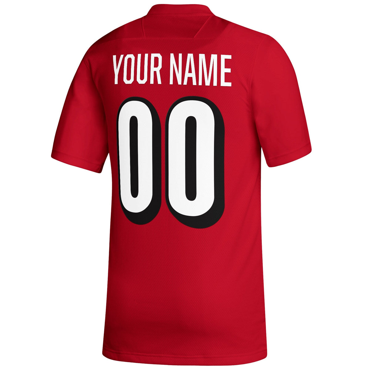 Louisville Cardinals Custom Replica Football Jersey - Red product image 4, provided for visual reference and product detail