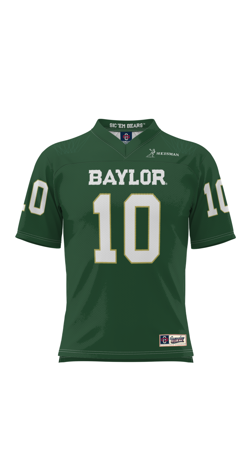 Robert Griffin III Baylor Bears Heisman Football Jersey - Green product image 3, provided for visual reference and product