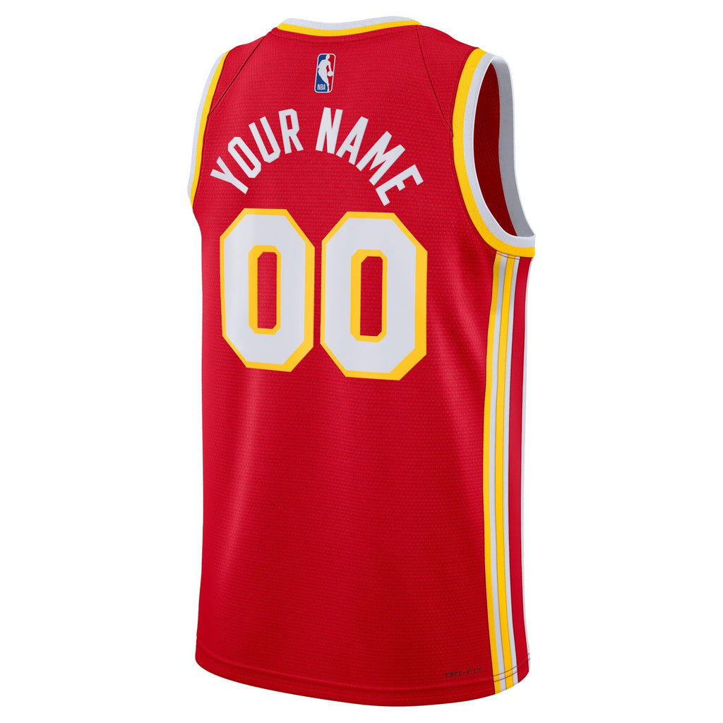 Atlanta Hawks Icon Swingman Jersey - Custom product image 3, provided for visual reference and product detail review
