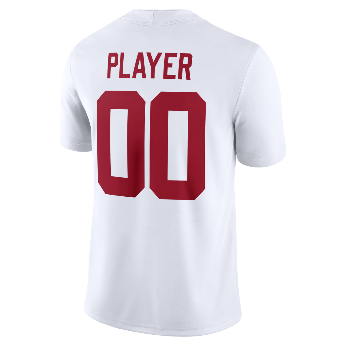 Alabama Crimson Tide NIL Pick-A-Player Game Jersey - White product image 4, provided for visual reference and product detail