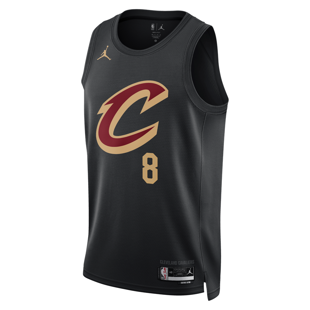 Cleveland Cavaliers Statement Edition Swingman Jersey - Black - Dennis Schröder product image 3, provided for visual