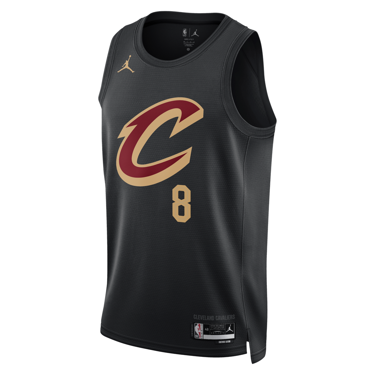 Cleveland Cavaliers Statement Edition Swingman Jersey - Black - Dennis Schröder product image 3, provided for visual
