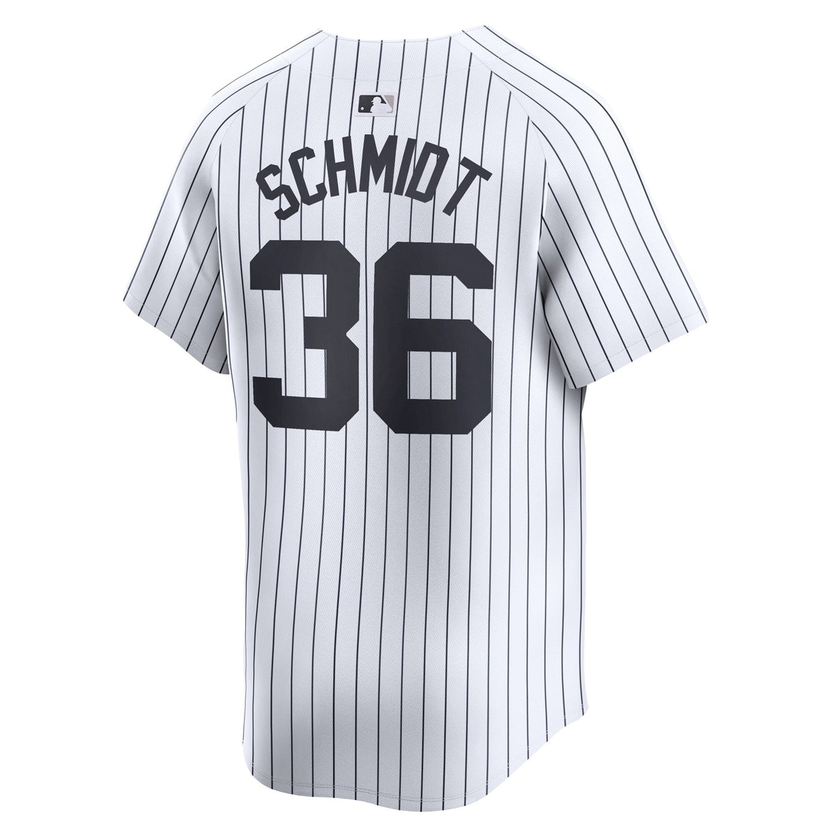 New York Yankees Clarke Schmidt White Home Limited Player Jersey product image 4, provided for visual reference and product
