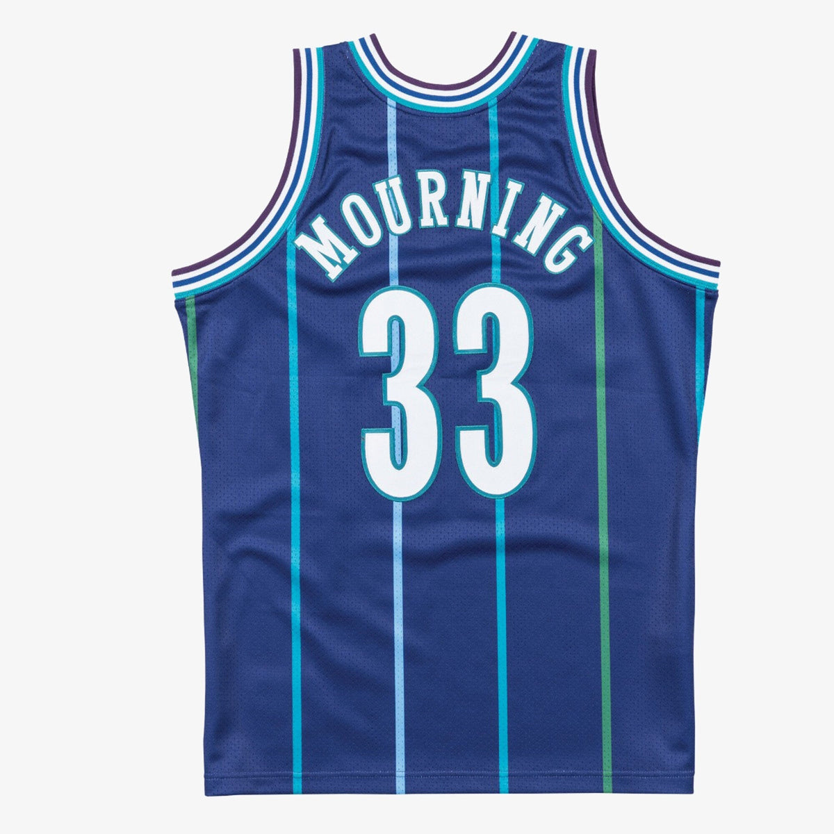 Charlotte Hornets Authentic Jersey Alternate Alonzo Mourning 1994-95 product image 3, provided for visual reference and