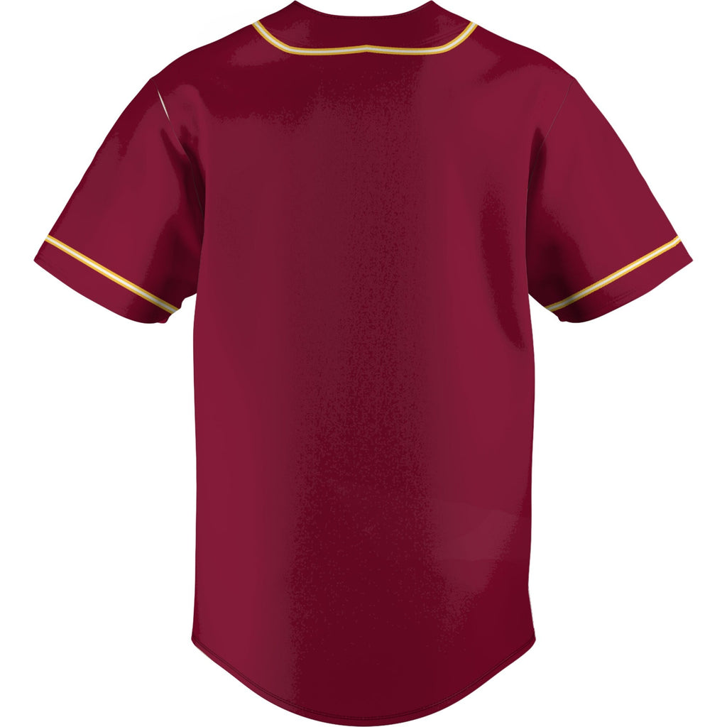 Iowa State Cyclones Lightweight Baseball Jersey - Cardinal product image 4, provided for visual reference and product detail