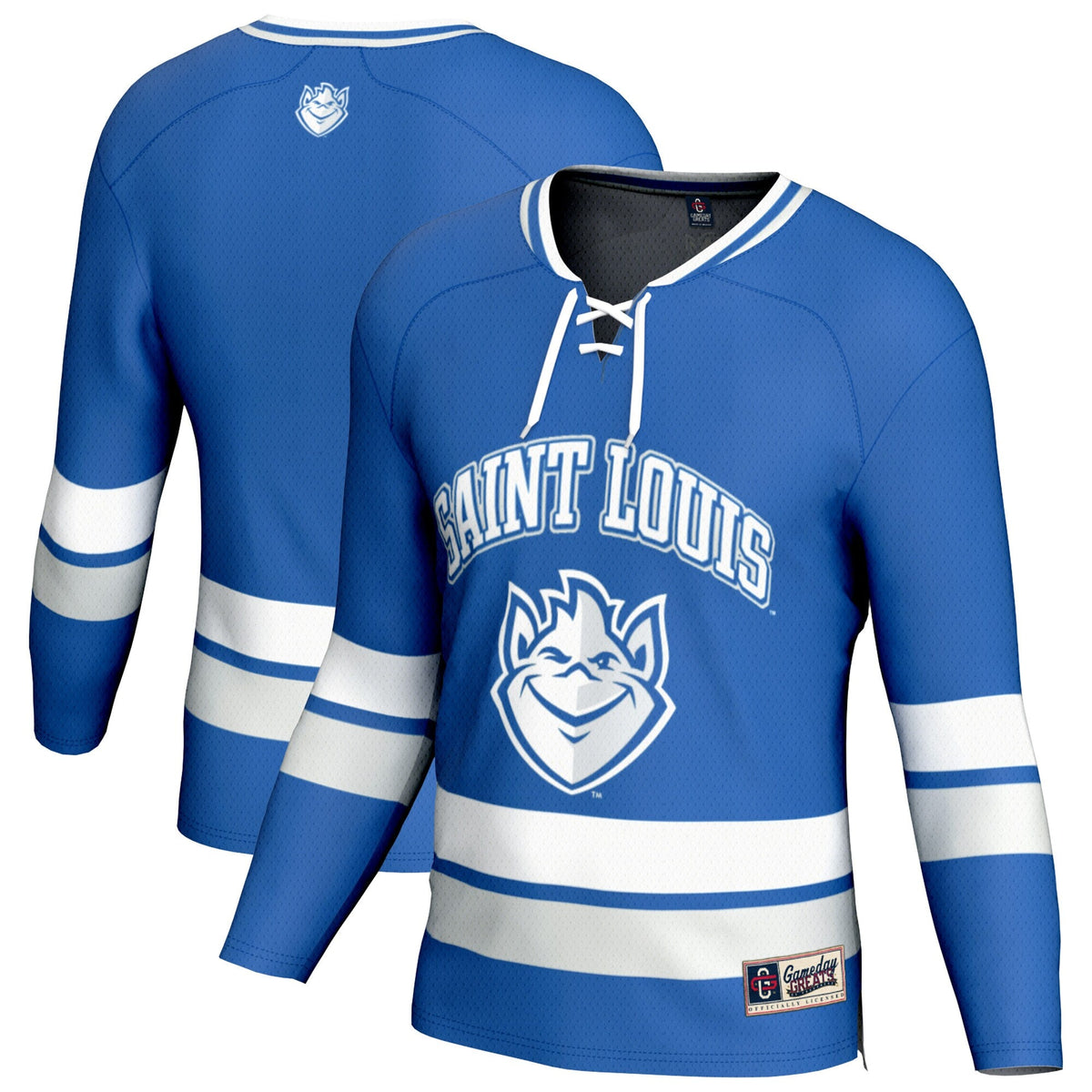 Saint Louis Billikens Spirit Hockey Jersey - Blue product image 1, provided for visual reference and product detail review