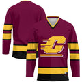 Central Michigan Chippewas Hockey Jersey - Maroon product image 1, provided for visual reference and product detail review