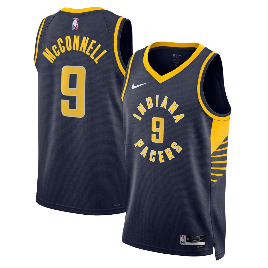Indiana Pacers Icon Edition Swingman Jersey - Navy - T.J. McConnell product image 1, provided for visual reference and