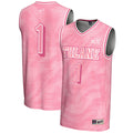 #1 Tulane Green Wave Lightweight Basketball Jersey - Pink product image 1, provided for visual reference and product detail