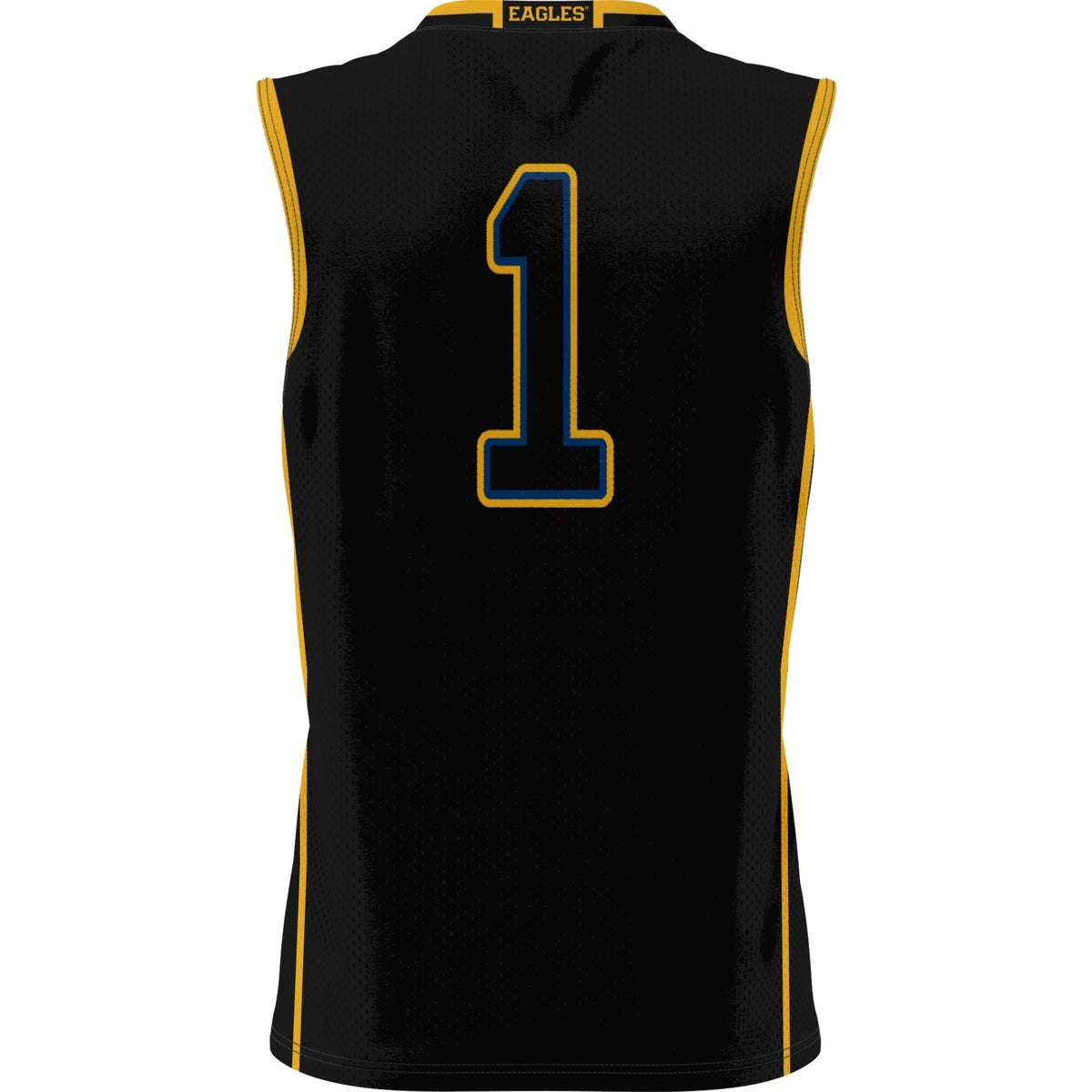 #1 Emory Eagles Lightweight Basketball Jersey - Black product image 4, provided for visual reference and product detail