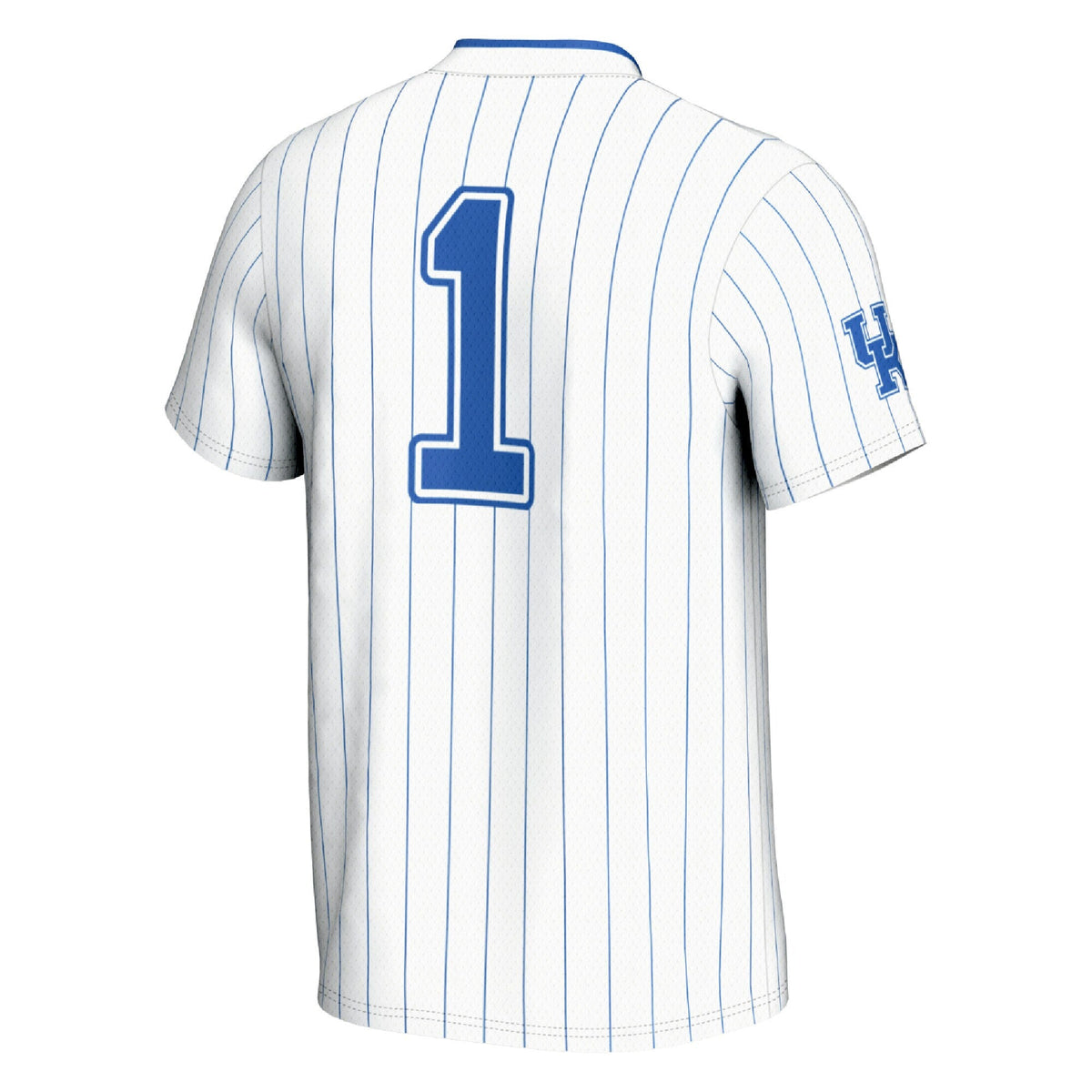 #1 Kentucky Wildcats Lightweight Softball Fashion Jersey - White product image 4, provided for visual reference and product