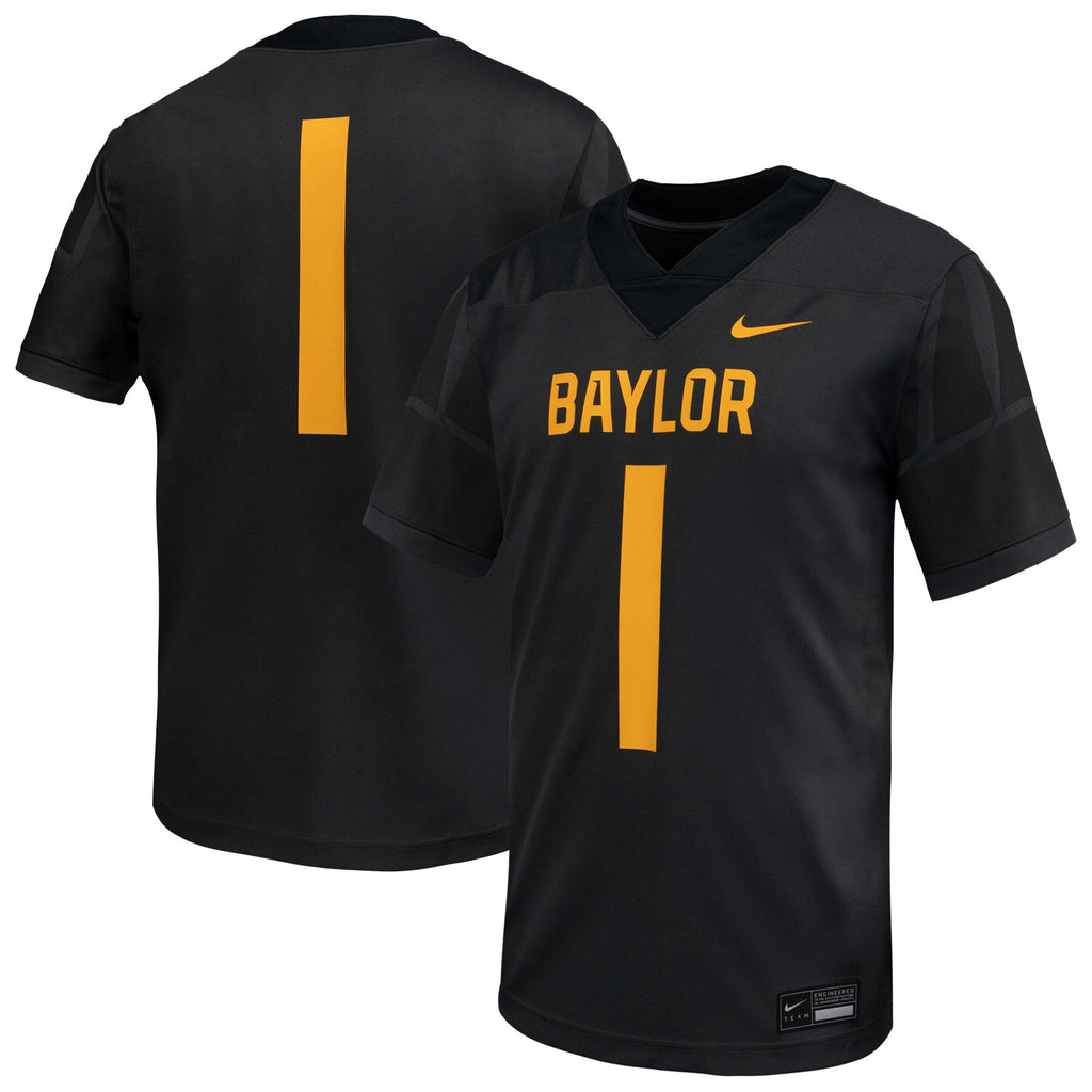 Anthracite Baylor Bears Untouchable Replica Football Jersey product image 1, provided for visual reference and product