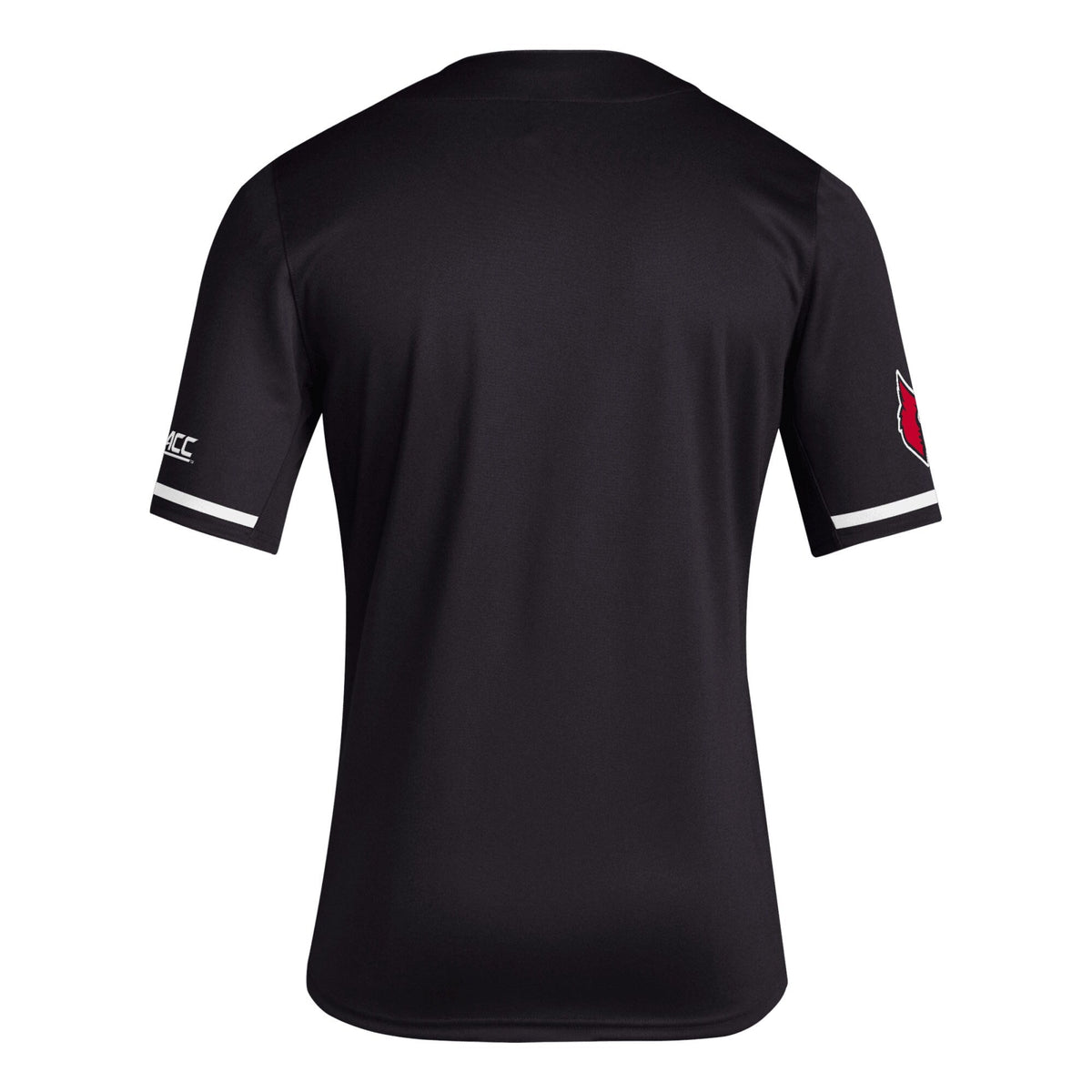 Black Louisville Cardinals Replica Baseball Jersey product image 4, provided for visual reference and product detail review