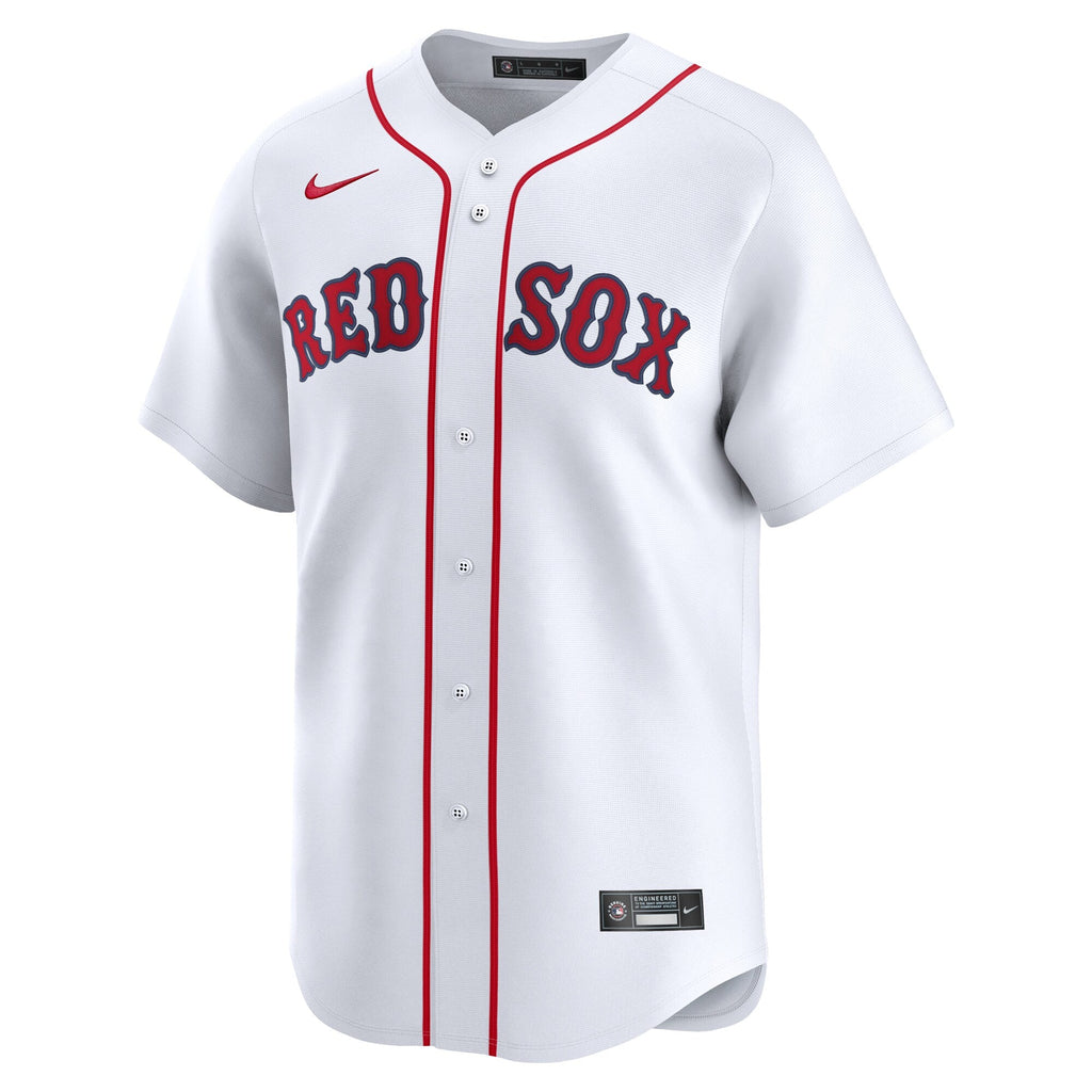 Boston Red Sox Jarren Duran White Home Limited Player Jersey product image 3, provided for visual reference and product