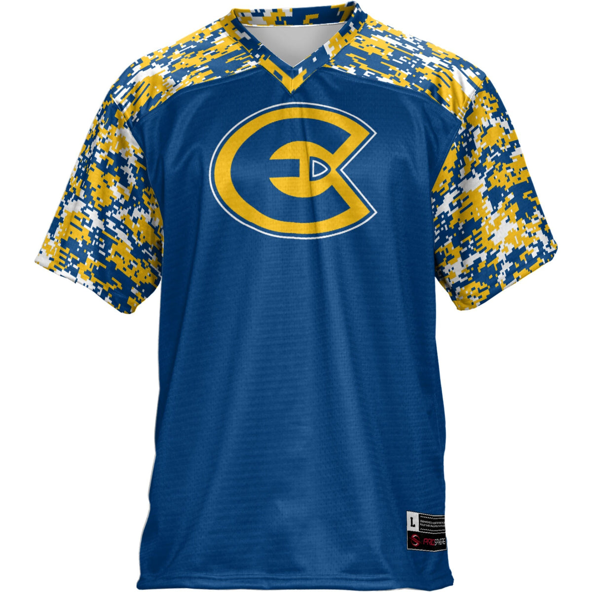 Wisconsin Eau Claire Blugolds Football Jersey - Navy product image 3, provided for visual reference and product detail review