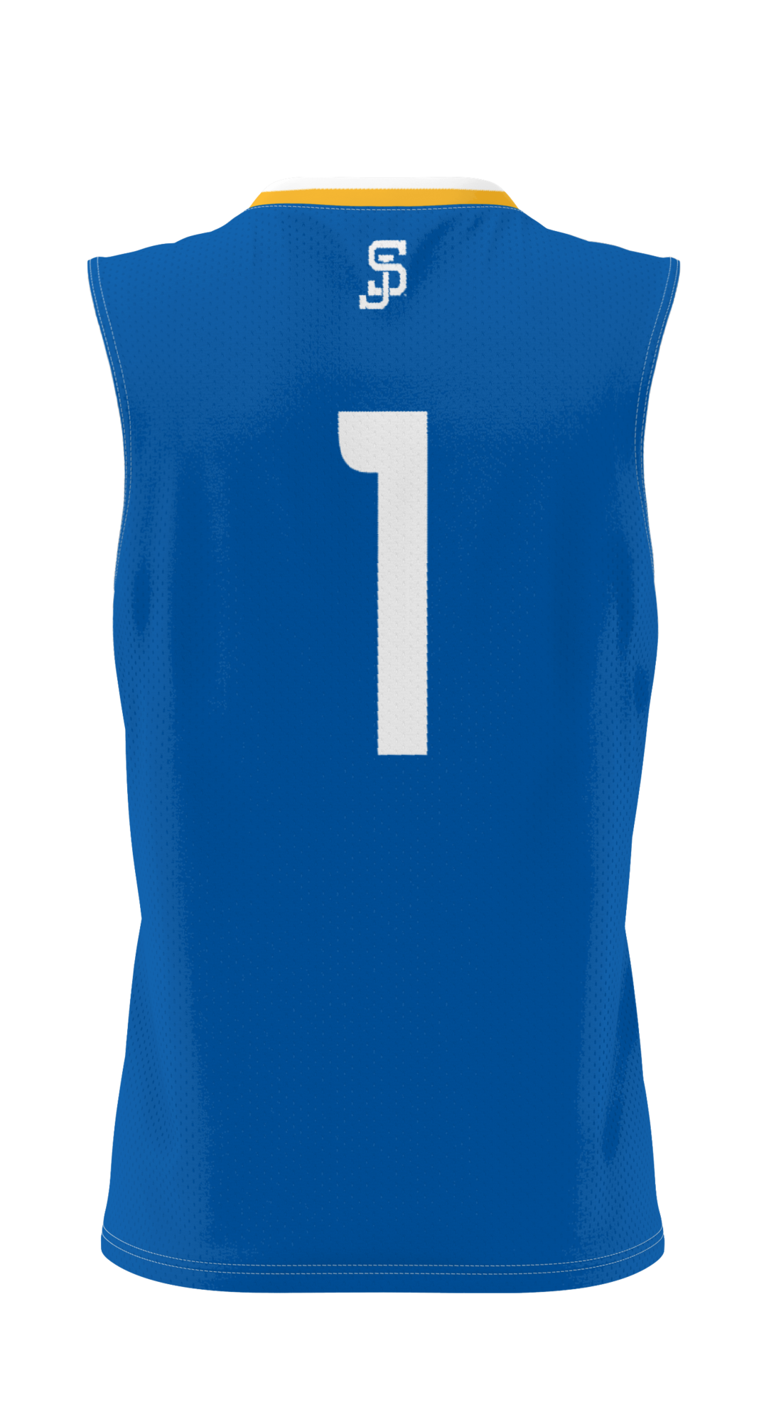 #1 San Jose State Spartans Lightweight Basketball Jersey - Royal product image 4, provided for visual reference and product