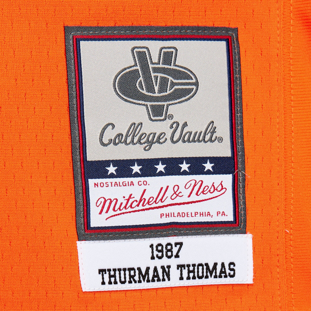 Thurman Thomas Oklahoma State Cowboys 1987 Replica Jersey - Orange product image 5, provided for visual reference and