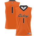 #1 Oklahoma State Cowboys Lightweight Basketball Jersey - Orange product image 1, provided for visual reference and product