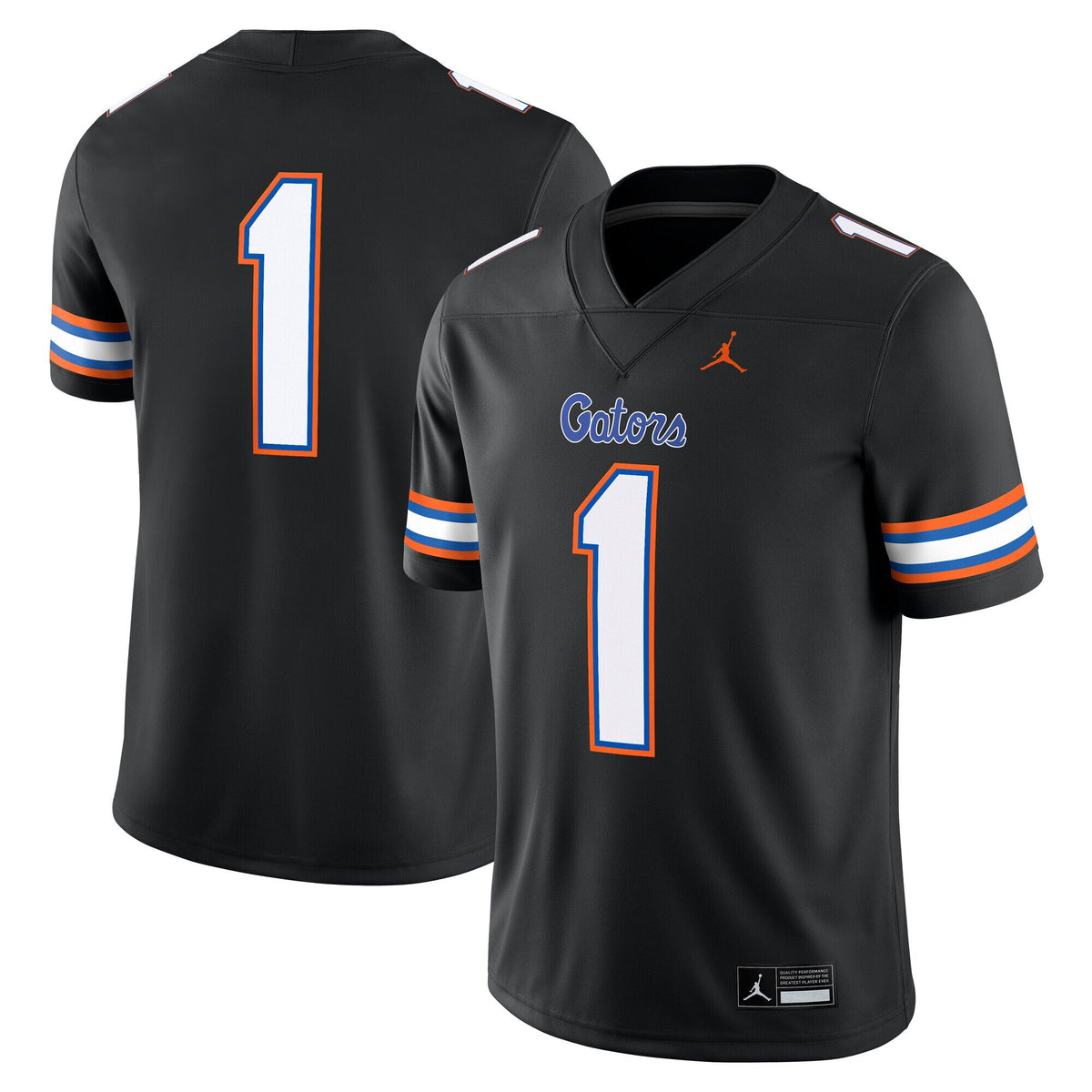 #1 Florida Gators Alternate Game Jersey - Black product image 2, provided for visual reference and product detail review