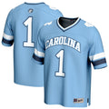 #1 North Carolina Tar Heels Lightweight Collegiate Football Fashion Jersey - Carolina Blue product image 1, provided for