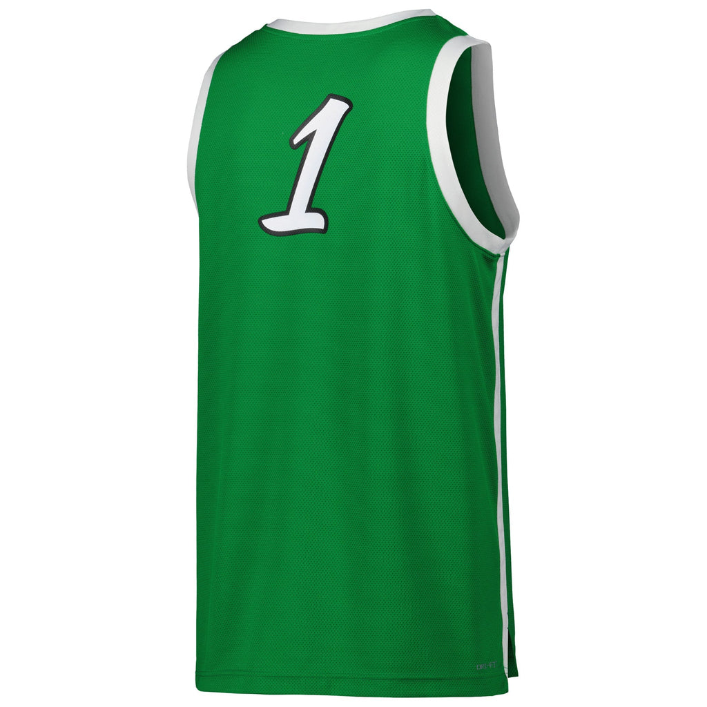 #1 Marshall Thundering Herd Replica Basketball Jersey - Kelly Green product image 4, provided for visual reference and