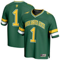 #1 NDSU Bison Lightweight Collegiate Football Fashion Jersey - Green product image 1, provided for visual reference and