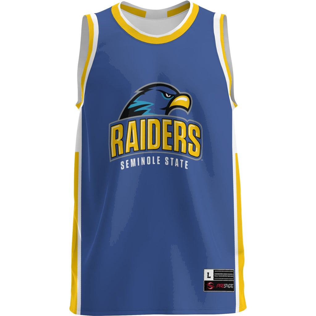 Seminole State Raiders Lightweight Basketball Jersey - Blue product image 3, provided for visual reference and product