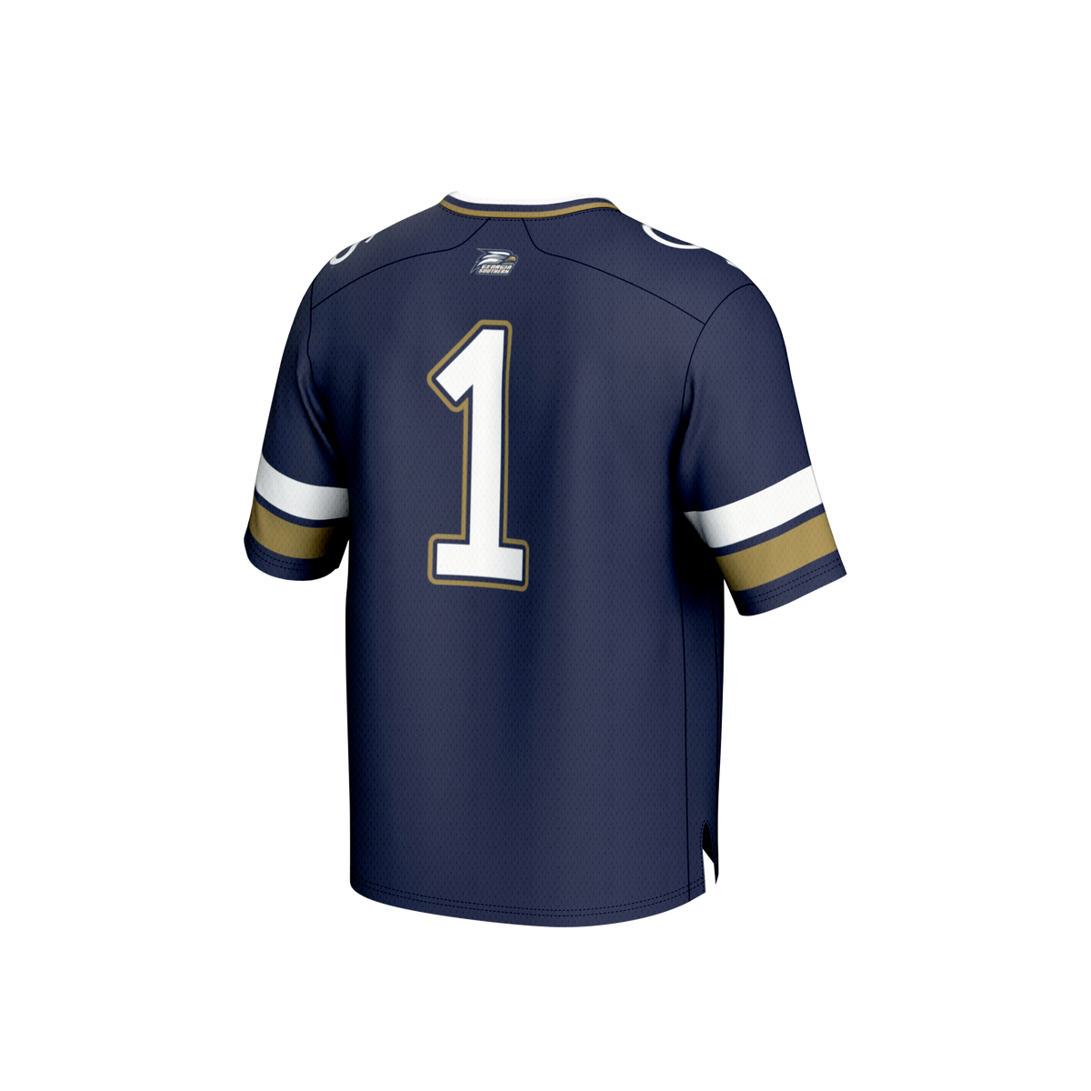 #1 Georgia Southern Eagles Lightweight Collegiate Football Fashion Jersey - Blue product image 4, provided for visual