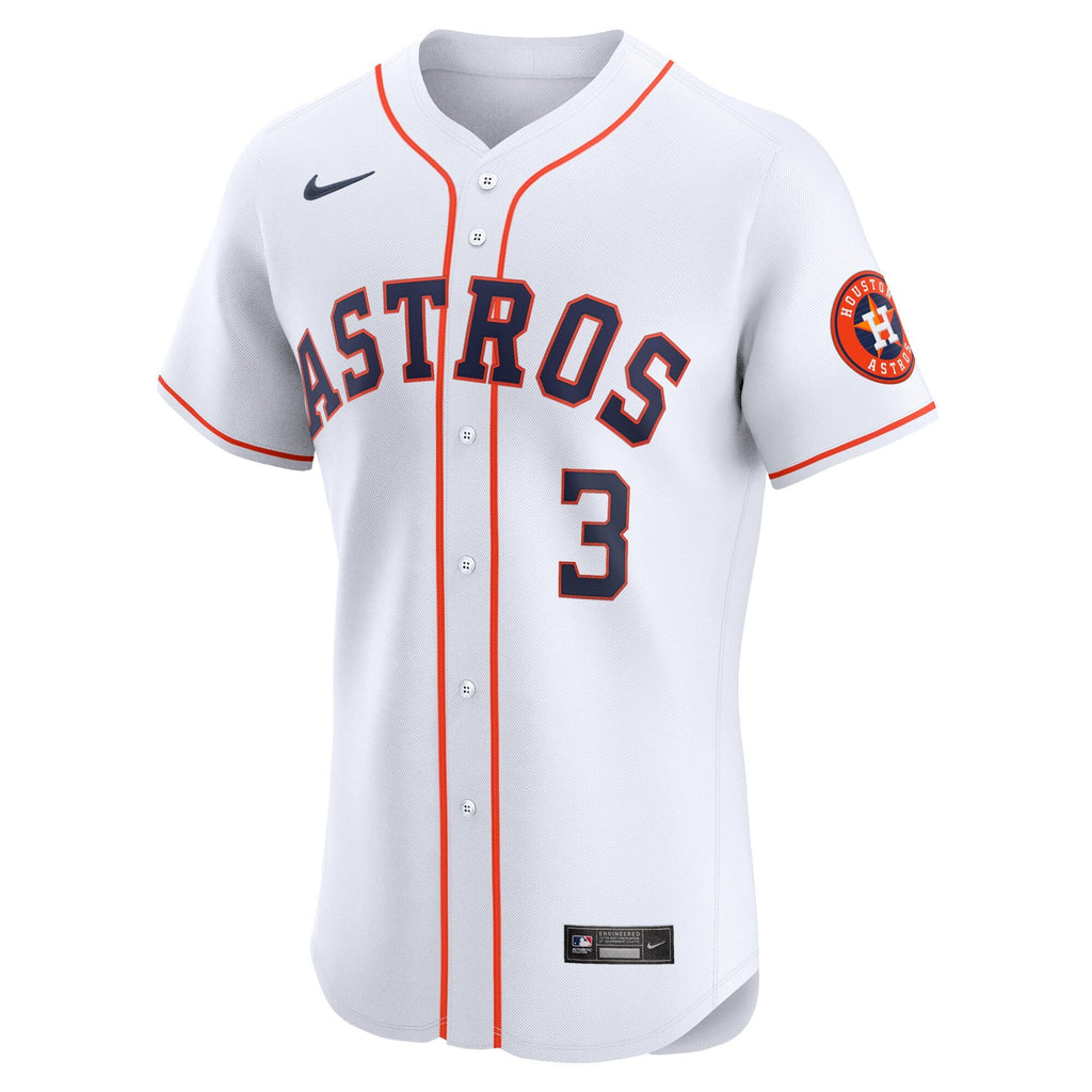 Houston Astros Jeremy Peña White Home Elite Player Jersey product image 3, provided for visual reference and product detail