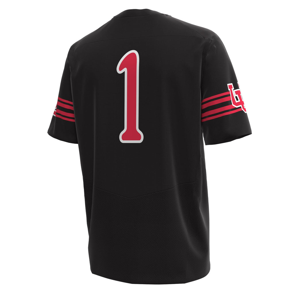 #1 Utah Utes Replica Football Jersey - Black product image 4, provided for visual reference and product detail review