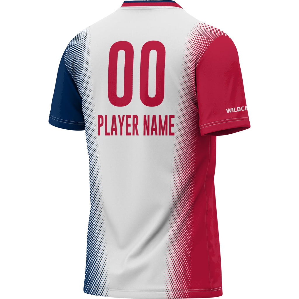 Arizona Wildcats Pick-A-Player NIL Lightweight Soccer Jersey - White product image 4, provided for visual reference and