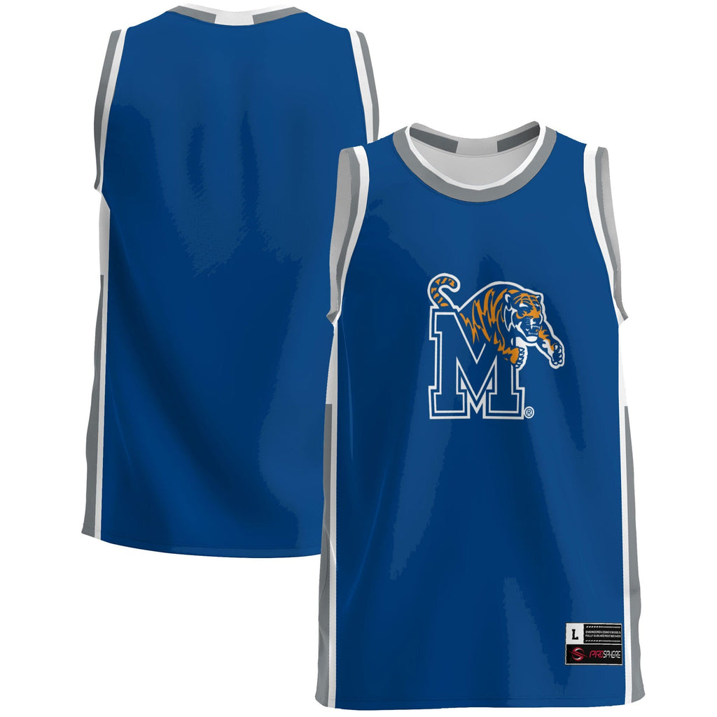 Memphis Tigers Lightweight Basketball Jersey - Blue product image 1, provided for visual reference and product detail review