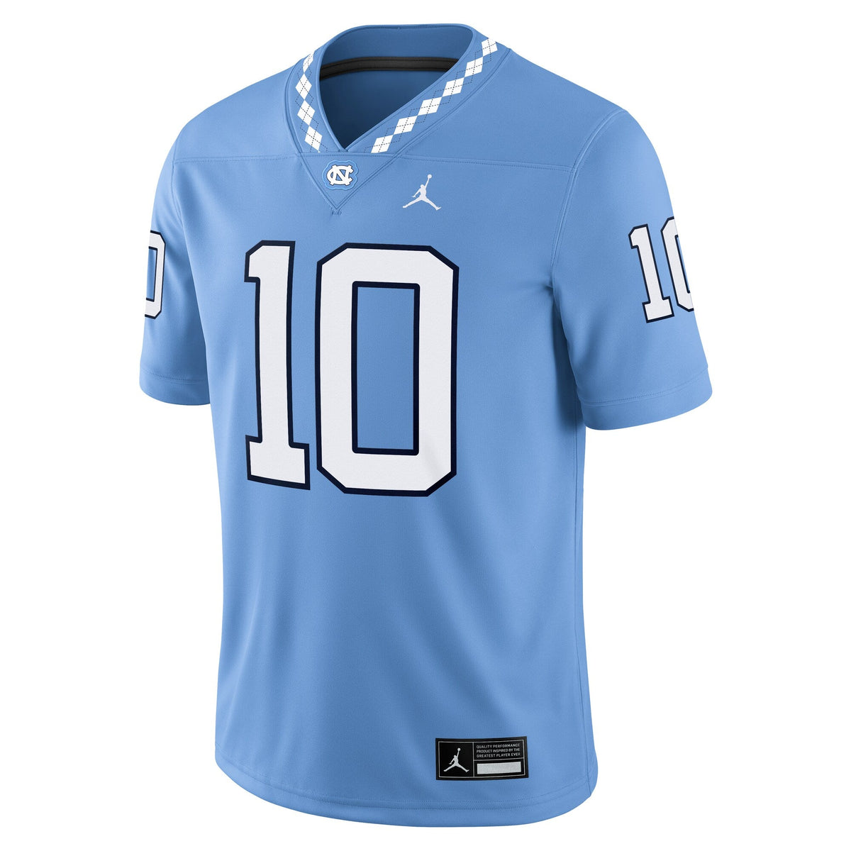 Drake Maye North Carolina Tar Heels Alumni Home Game Jersey - Carolina Blue product image 3, provided for visual reference